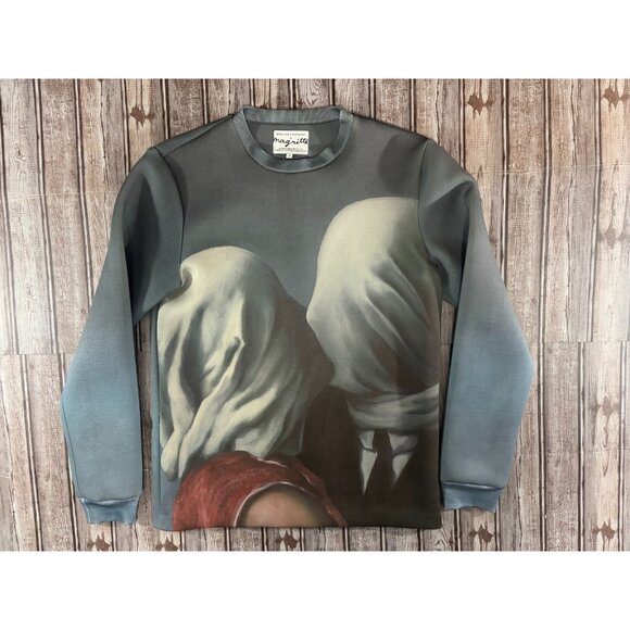 Opening Ceremony x Magritte THE LOVERS Print sweater size S - Picture 1 of 7